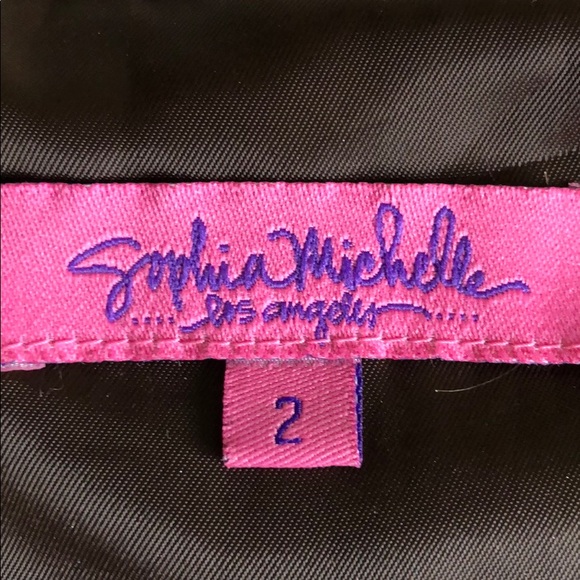 Sophia Michelle size 2 houndstooth skirt - Picture 2 of 5